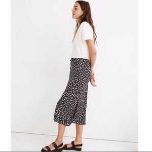 Madewell slip skirt floral pattern